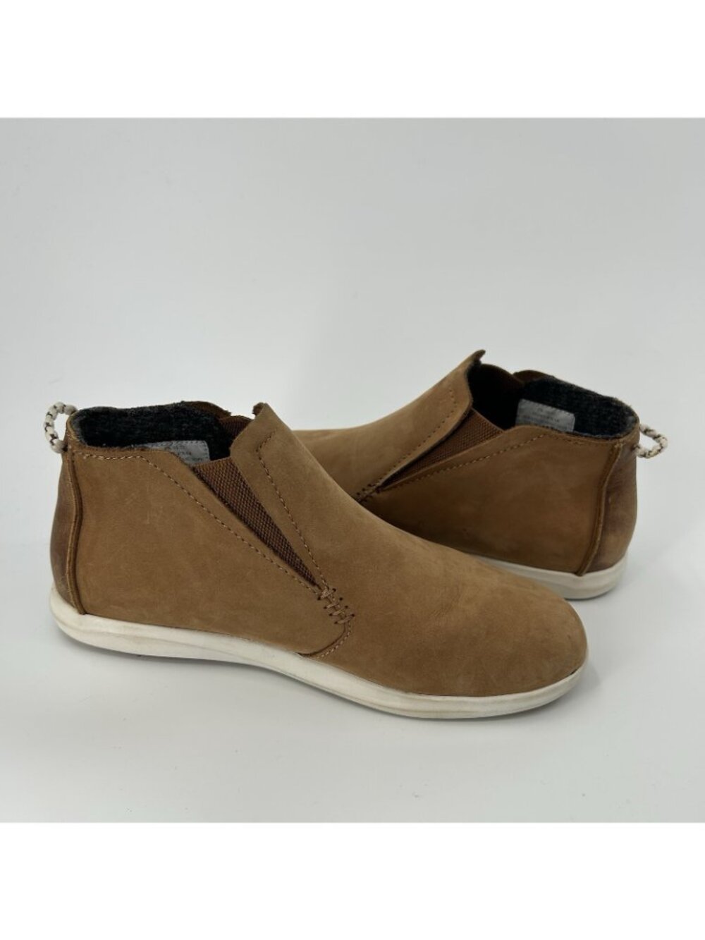 OluKai Hawai'iloa Manu Hope Slip On Boots Waterproof Leather Brown Women Size 7 - Picture 11 of 13